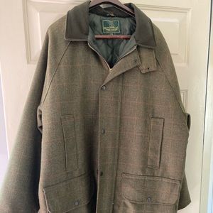 Derby Check Tweed Coat XXL SAGE insulated NWOT